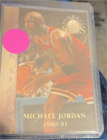 1996 Topps Stars #74 Michael Jordan Golden Season — front