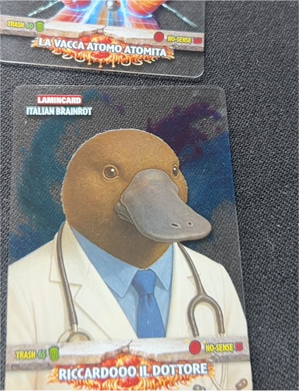 2025 Lamincard Italian Brainrot Riccardooo IL Dottore — front