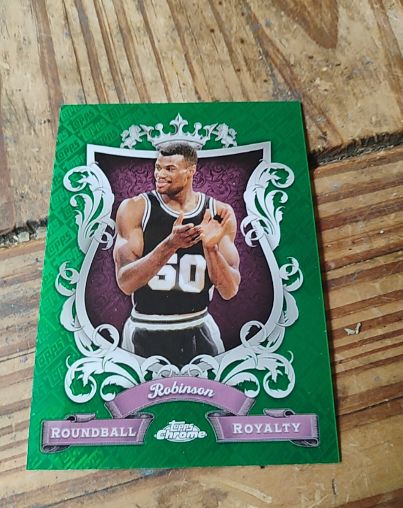 2023-24 Topps Chrome #RR-8 David Robinson Roundball Royalty — front