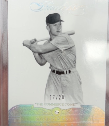 2017 Panini Flawless #7 Mickey Mantle — front