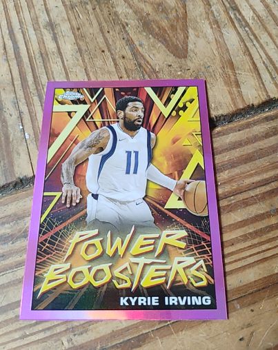 2023-24 Topps Chrome #PB-5 Kyrie Irving Power Boosters Pink — front