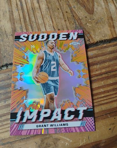 2023-24 Topps Chrome #SI-11 Grant Williams Sudden Impact — front