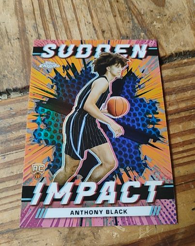 2023-24 Topps Chrome #SI-8 Anthony Black Sudden Impact — front