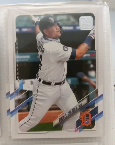 2021 Topps #291 Miguel Cabrera — front