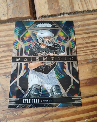 2025 Panini Prizm #11 Kyle Teel Prizmatic Insert Chicago White Sox — front