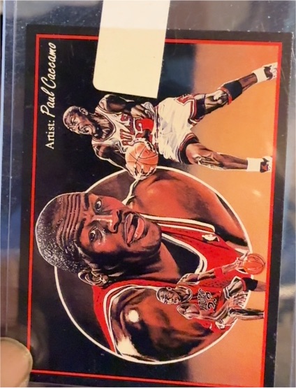 1994 Competitive Images Michael Jordan #1 Paul Caccamo Artist — front