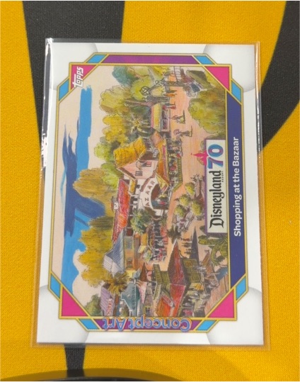 2025 Topps Disneyland 70th Anniversary #122 Shopping at the Bazaar — front