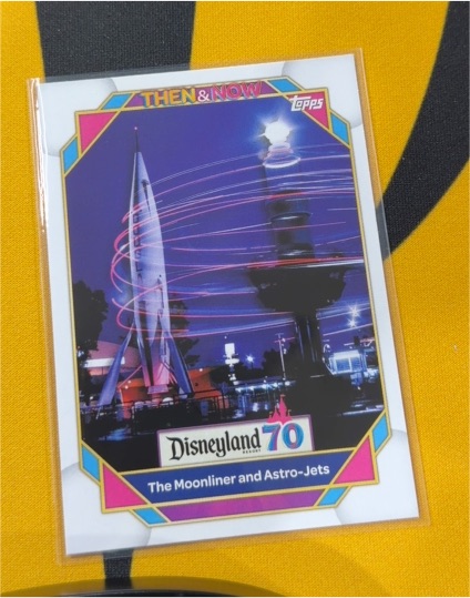 2025 Topps Disneyland 70th Anniversary #57 The Moonliner and Astro-Jets — front