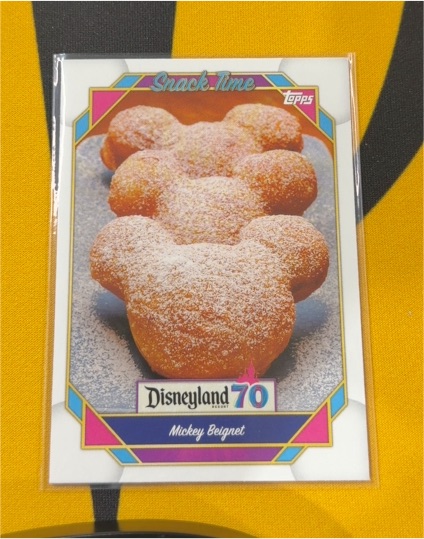 2025 Topps Disneyland 70th Anniversary #102 Classic Mickey-Shaped Beignets — front
