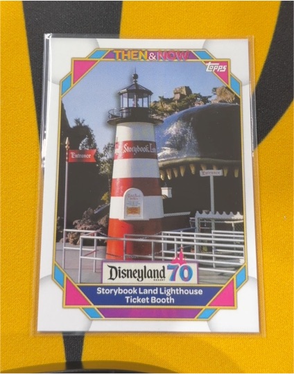 2025 Topps Disneyland 70th #32 Storybook Land Lighthouse Ticket Booth — front