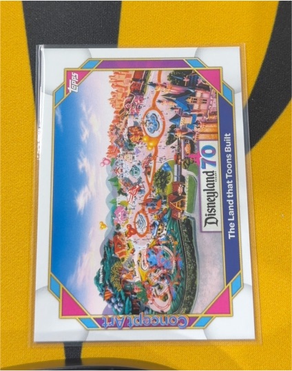 2025 Topps Disneyland 70th Anniversary #145 The Land that Toons Built Concept Art — front