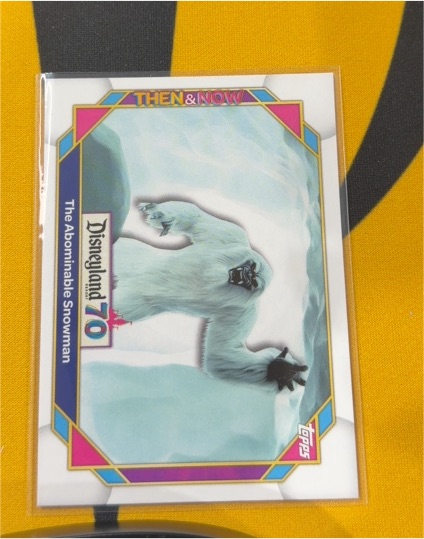 2025 Topps Disneyland 70th Anniversary #41 The Abominable Snowman — front