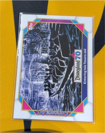 2025 Topps Disneyland 70th Anniversary #128 Entering Isla Tesoro Jail — front