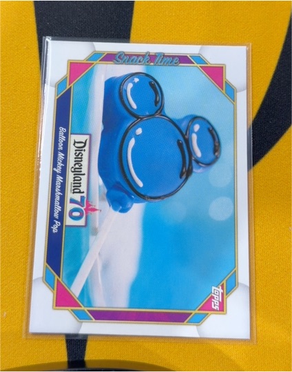 2025 Topps Disneyland 70th Anniversary #117 Balloon Mickey Marshmallow Pop — front