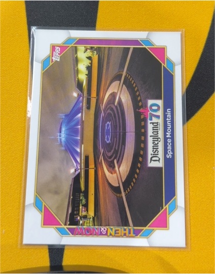 2025 Topps Disneyland 70th Anniversary Then & Now #50 Space Mountain — front