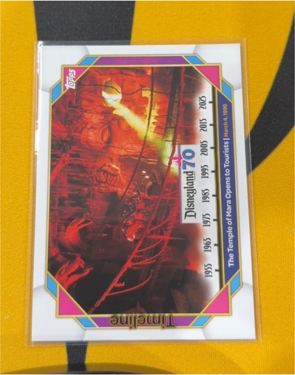 2025 Topps Disneyland 70th Anniversary #97 The Temple of Mara Opens to Tourists — front