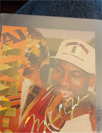 1993 Sports Edition Michael Jordan 3rd Championship Gold Foil — front