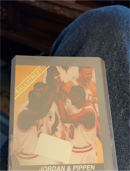 1992 Ballstreet #7 Michael Jordan & Scottie Pippen — front