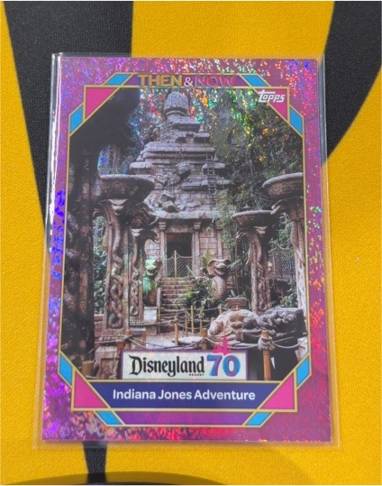 2025 Topps Disneyland 70th #13 Indiana Jones Adventure — front