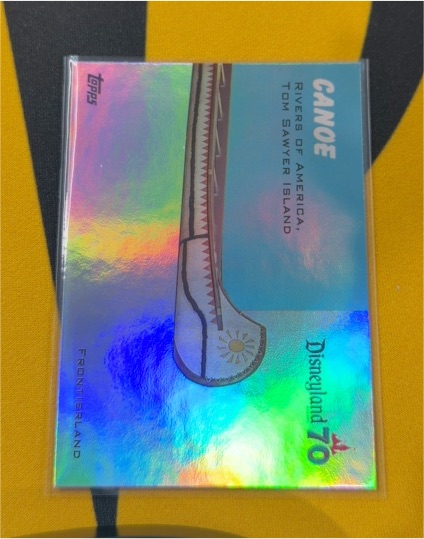 2025 Topps Disneyland 70th Anniversary #T54-6 Canoe — front