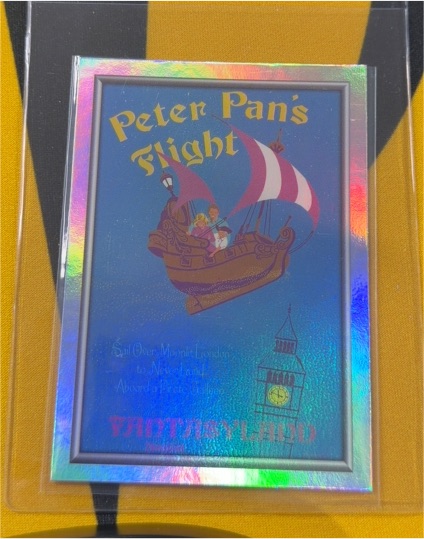 2025 Topps Disneyland 70th #P-5 Peter Pan's Flight Poster — front