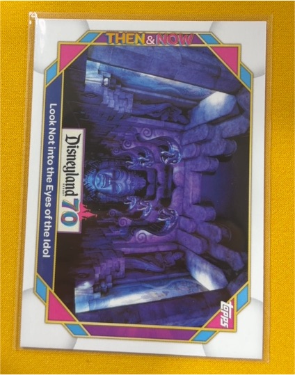 2025 Topps Disneyland 70th #14 Look Not Into the Eyes of the Idol — front