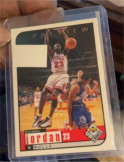 1998-99 Upper Deck UD Choice Preview #23 Michael Jordan — front