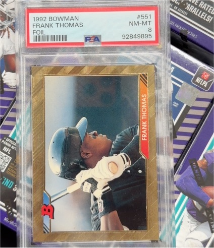 1992 Bowman #551 Frank Thomas — front