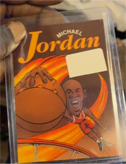 1989 Michael Jordan Cartoon Fire Dunk NBA Jam Promo — front
