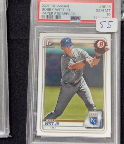2020 Bowman Paper Prospects #BP25 Bobby Witt Jr. — front