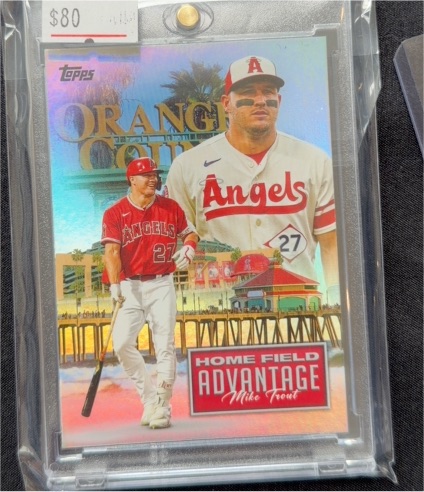 2024 Topps Series 1 #HFA-8 Mike Trout — front