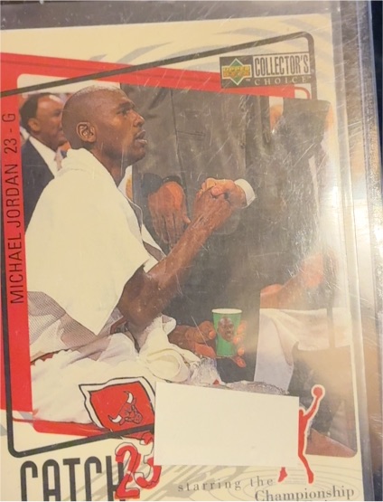 1997-98 Upper Deck Collector's Choice #189 Michael Jordan Catch 23 — front