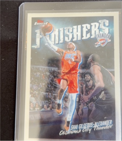 2025-26 Topps Finest Finishers #FI-5 Shai Gilgeous-Alexander — front