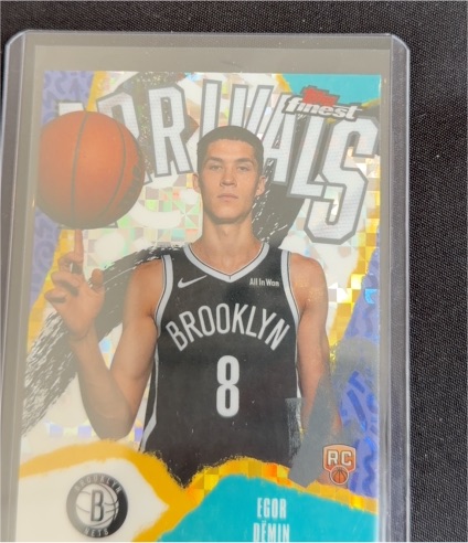 2025-26 Topps Finest Arrivals #A-8 Egor Demin — front