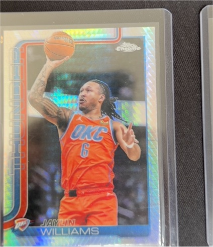 2025-26 Topps Chrome #105 Jaylin Williams — front