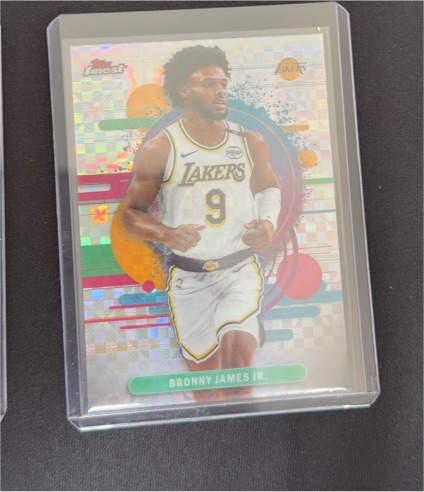 2025-26 Topps Finest #166 Bronny James Jr. — front