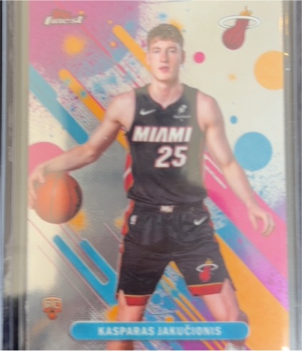 2025-26 Topps Finest #20 Kasparas Jakucionis — front