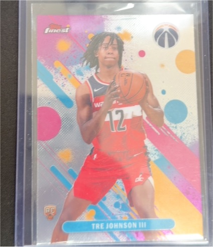 2026 Topps Finest #6 Tre Johnson III — front