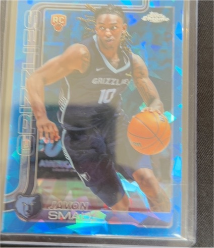 2025-26 Topps Chrome #299 Javon Small Rookie Refractor Memphis Grizzlies — front