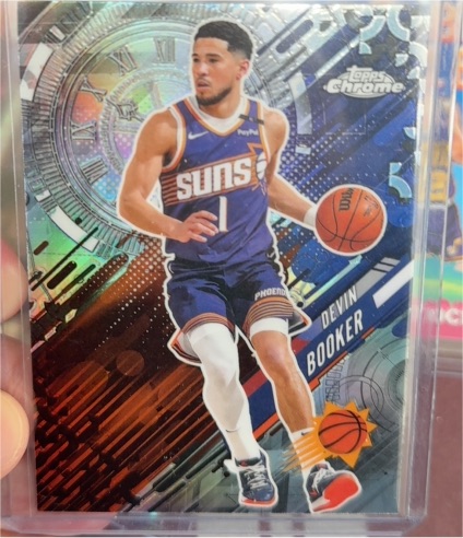 2025-26 Topps Chrome Go Time #GT-4 Devin Booker — front