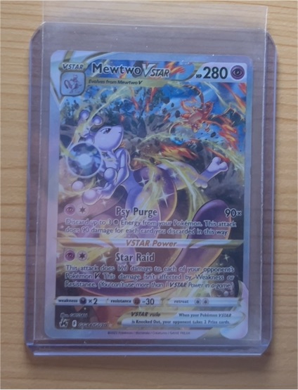 2023 Pokemon Crown Zenith #GG44 Mewtwo VSTAR — front