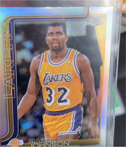 2025-26 Topps Chrome #244 Magic Johnson — front