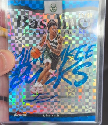 2026 Topps Finest Baseline #BA-TS Tyler Smith — front