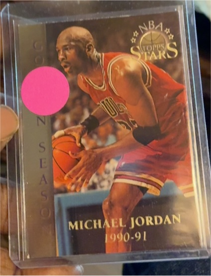 1996 Topps Stars #74 Michael Jordan Golden Season — front
