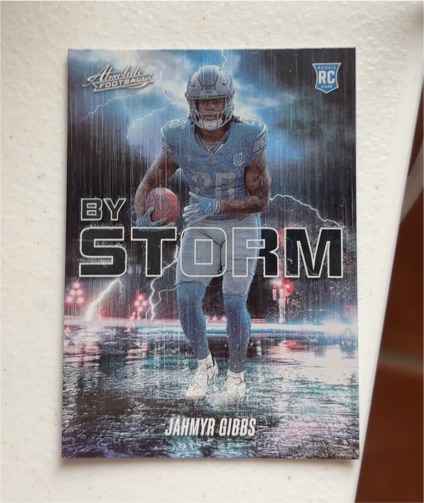 2023 Panini Absolute By Storm #BST-8 Jahmyr Gibbs — front