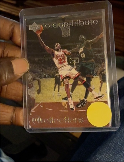 1998 Upper Deck Jordan Tribute Reflections #MJ73 Michael Jordan — front