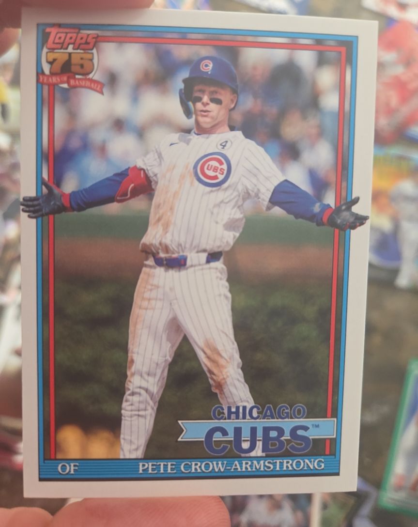 2026 Topps Series 1 ‘91 Design #T91-64 Pete Crow-Armstrong — front