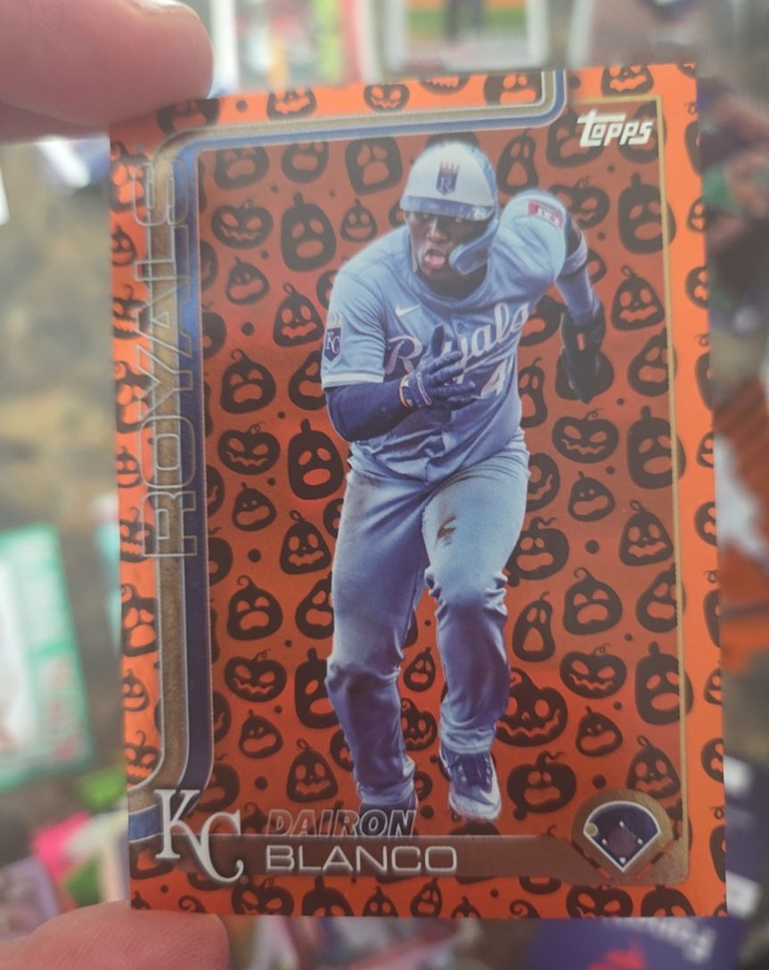 2024 Topps Update #US324 Dairon Blanco Jack O' Lantern Foil — front