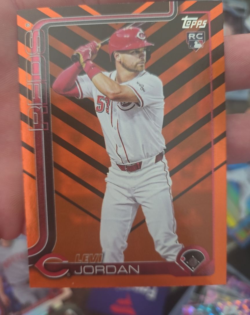 2025 Topps Update Series #US6 Levi Jordan — front