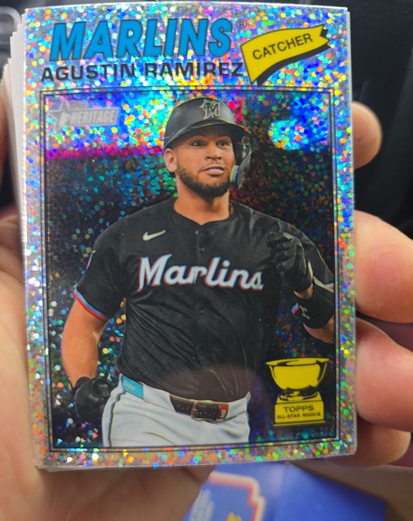 2026 Topps Heritage Chrome #13 Agustin Ramirez — front